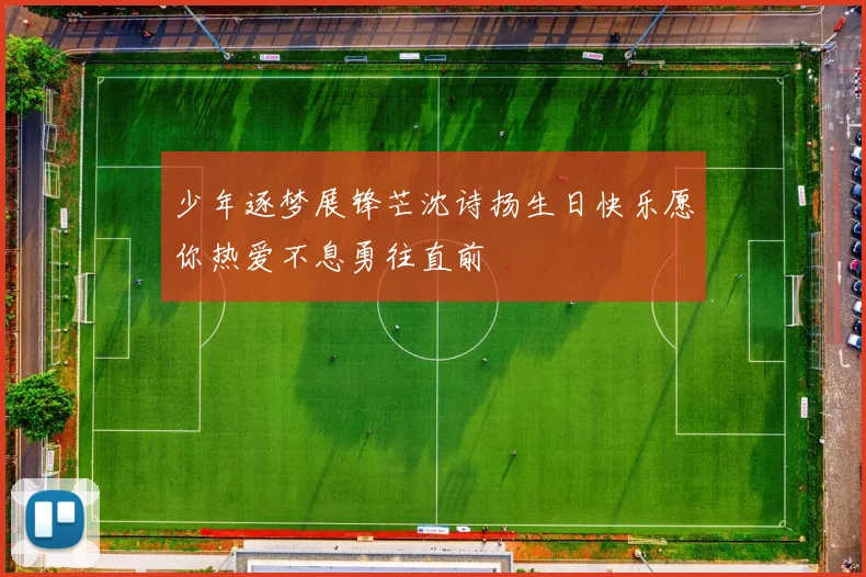 少年逐梦展锋芒沈诗扬生日快乐愿你热爱不息勇往直前